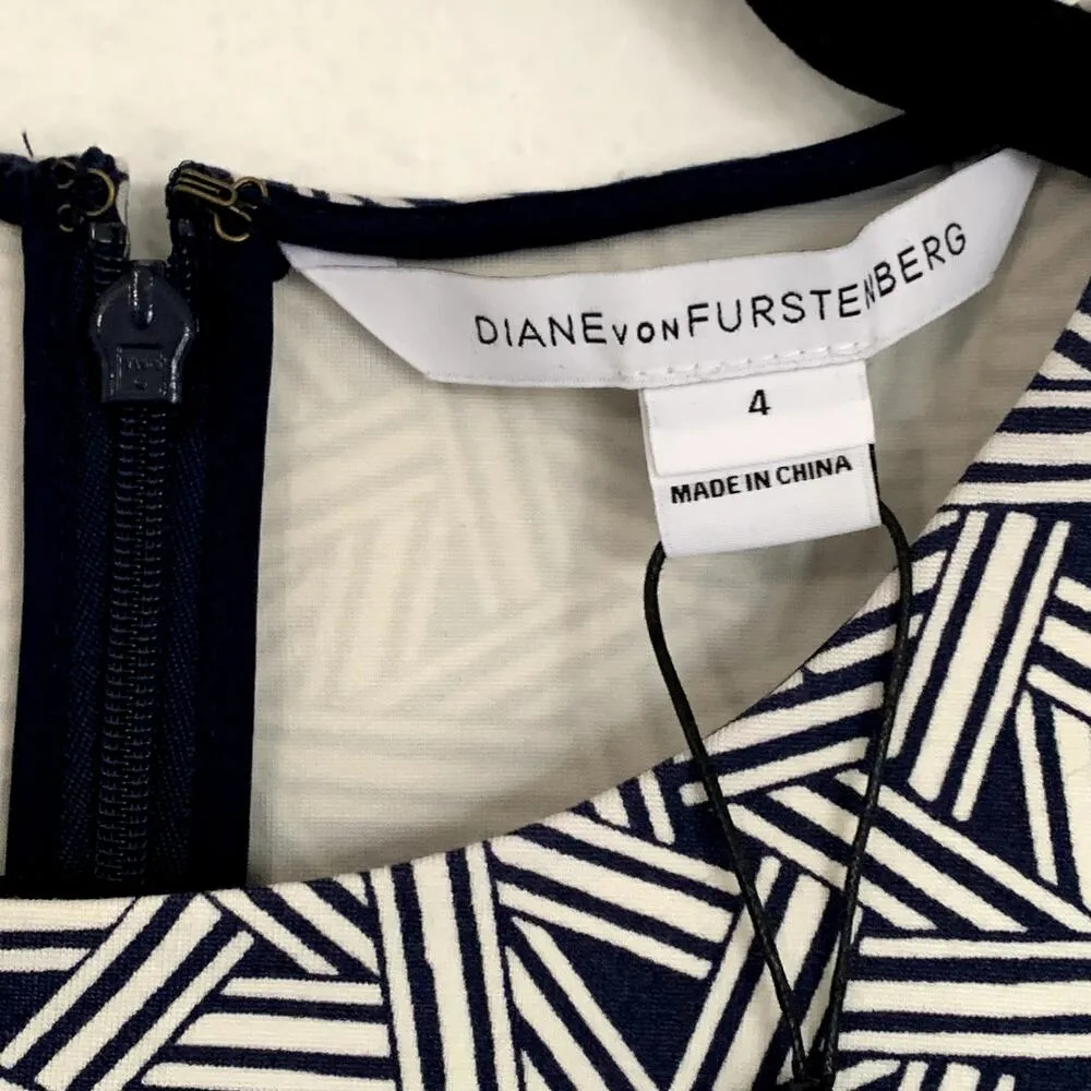 NWT Diane von Furstenberg DVF Regenna Geometric Dress - Image 9
