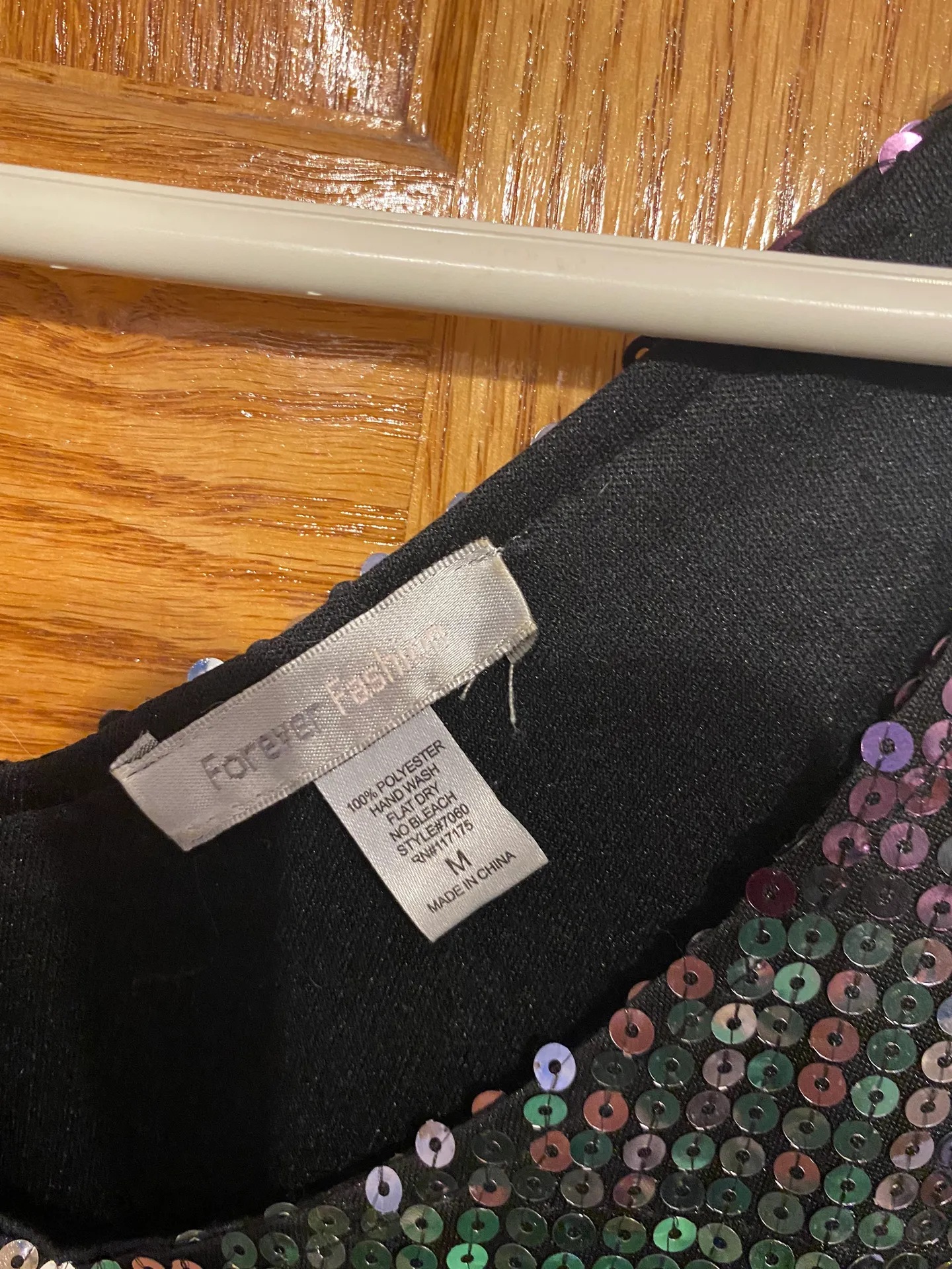 Boutique Sequin Tank Dress Silver Size M - Image 4