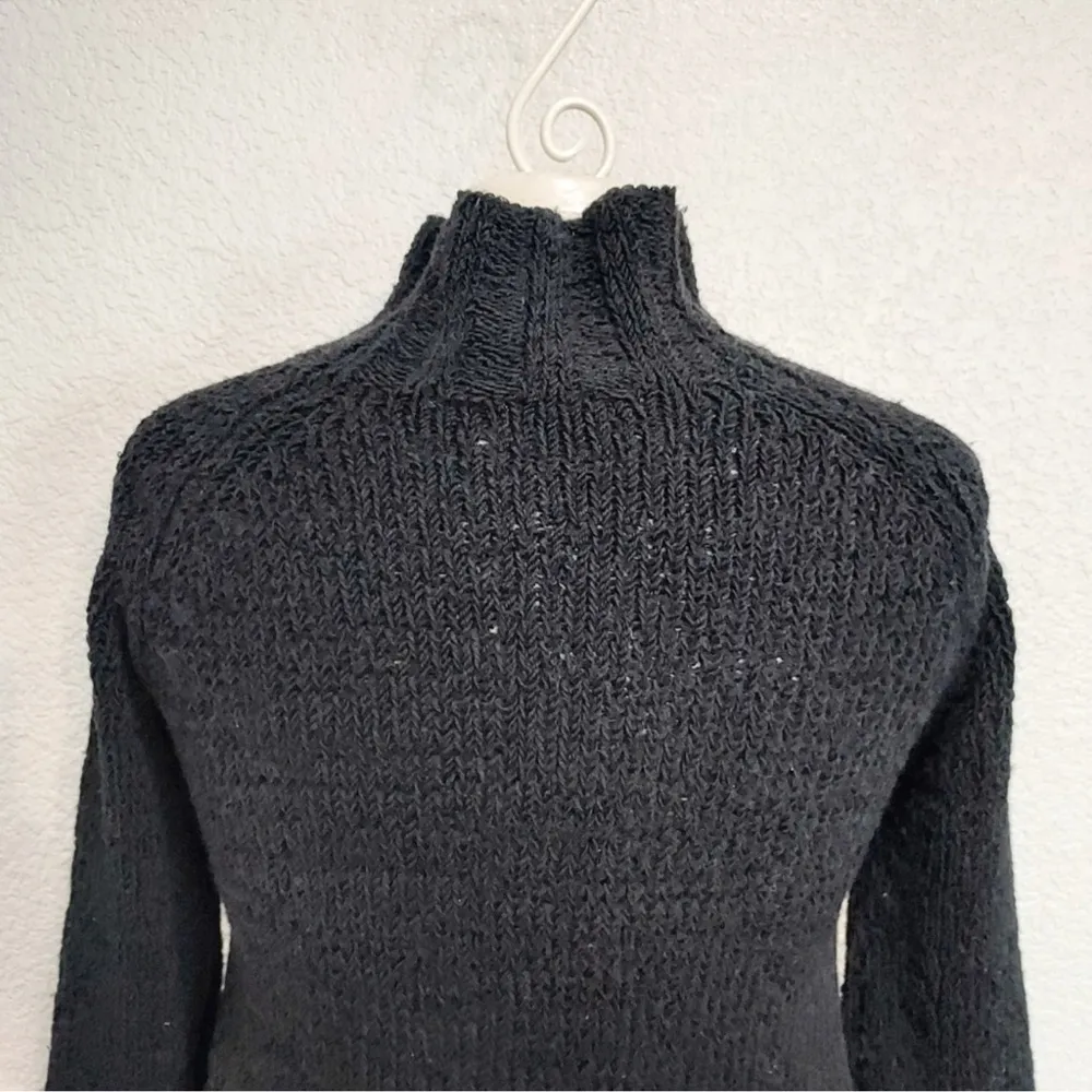 Co-operative Black Mock Turtleneck Sweater Size Medium - Image 9