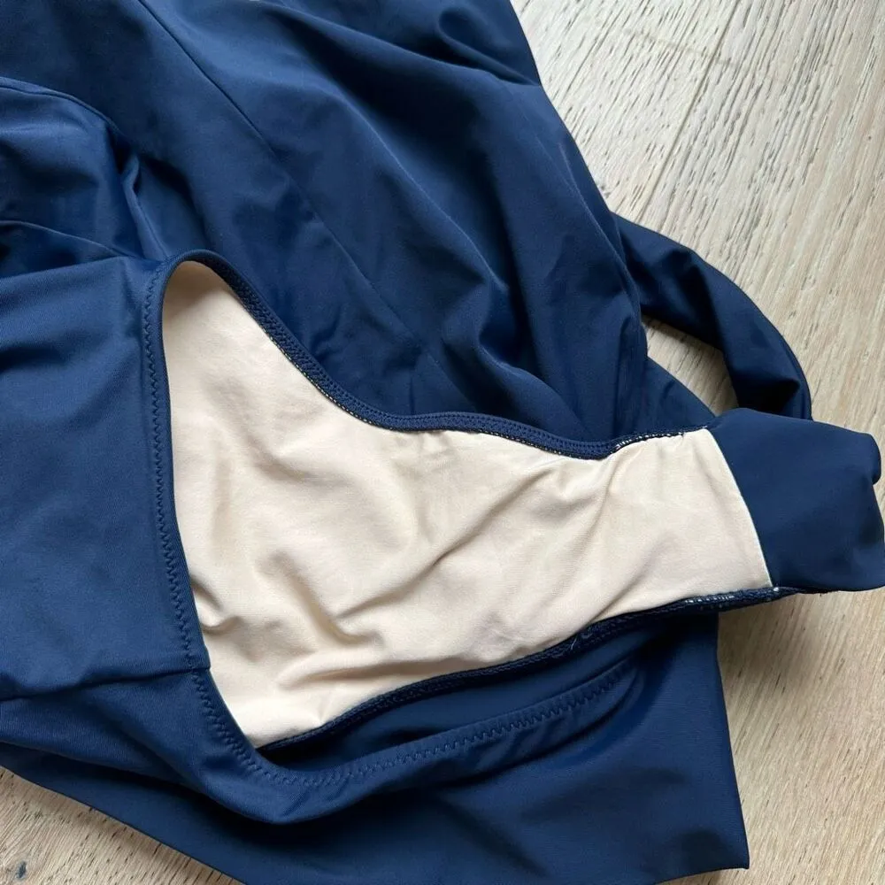 Summersalt Side Stroke Full Bum Coverage 1 Piece Swimsuit Size 22 Deep Sea Blue - Image 12