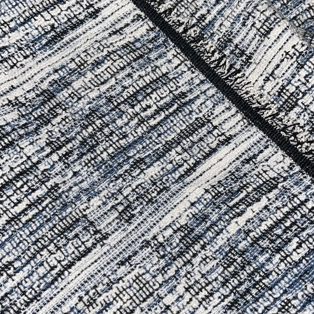 Max Studio Women's Tweed Faux Wrap Pencil Mini Skirt Size XL Navy Blue NWT - Image 11