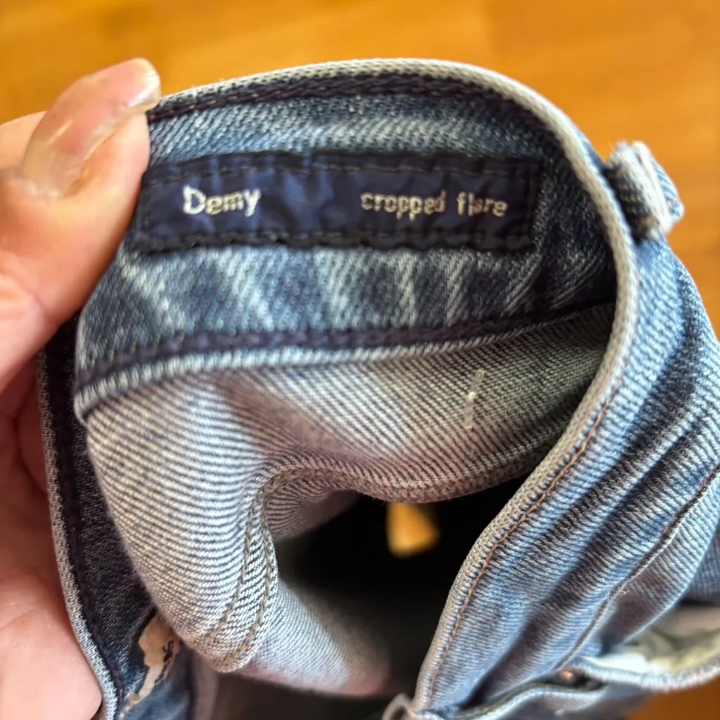 Citizens of Humanity Genuine Vintage Remy Preppy Organic Cotton Crop Flare 27 - Image 9