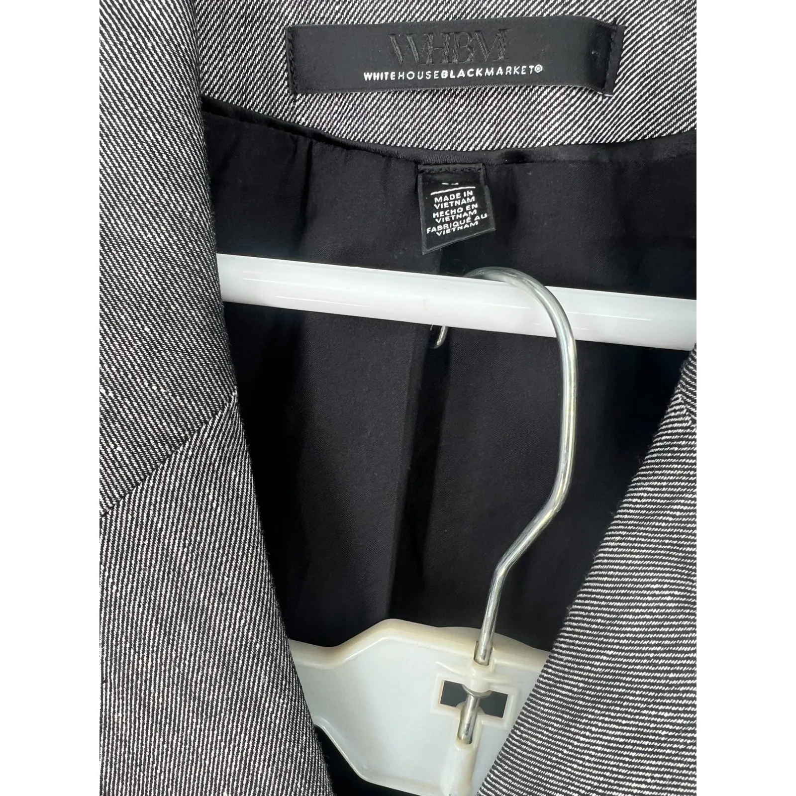 WHBM 14 White House Black Market 14 Suit Set Trouser Blazer Pants Jacket Women - Image 4