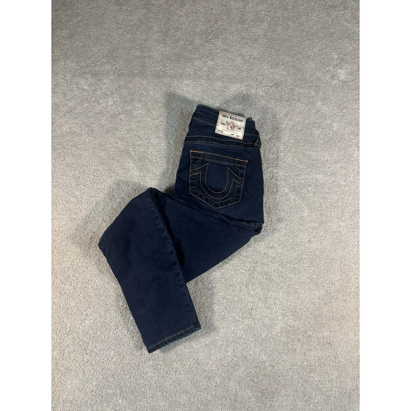 true religion jennie‎ curvy mid rise skinny 27 - Image 2