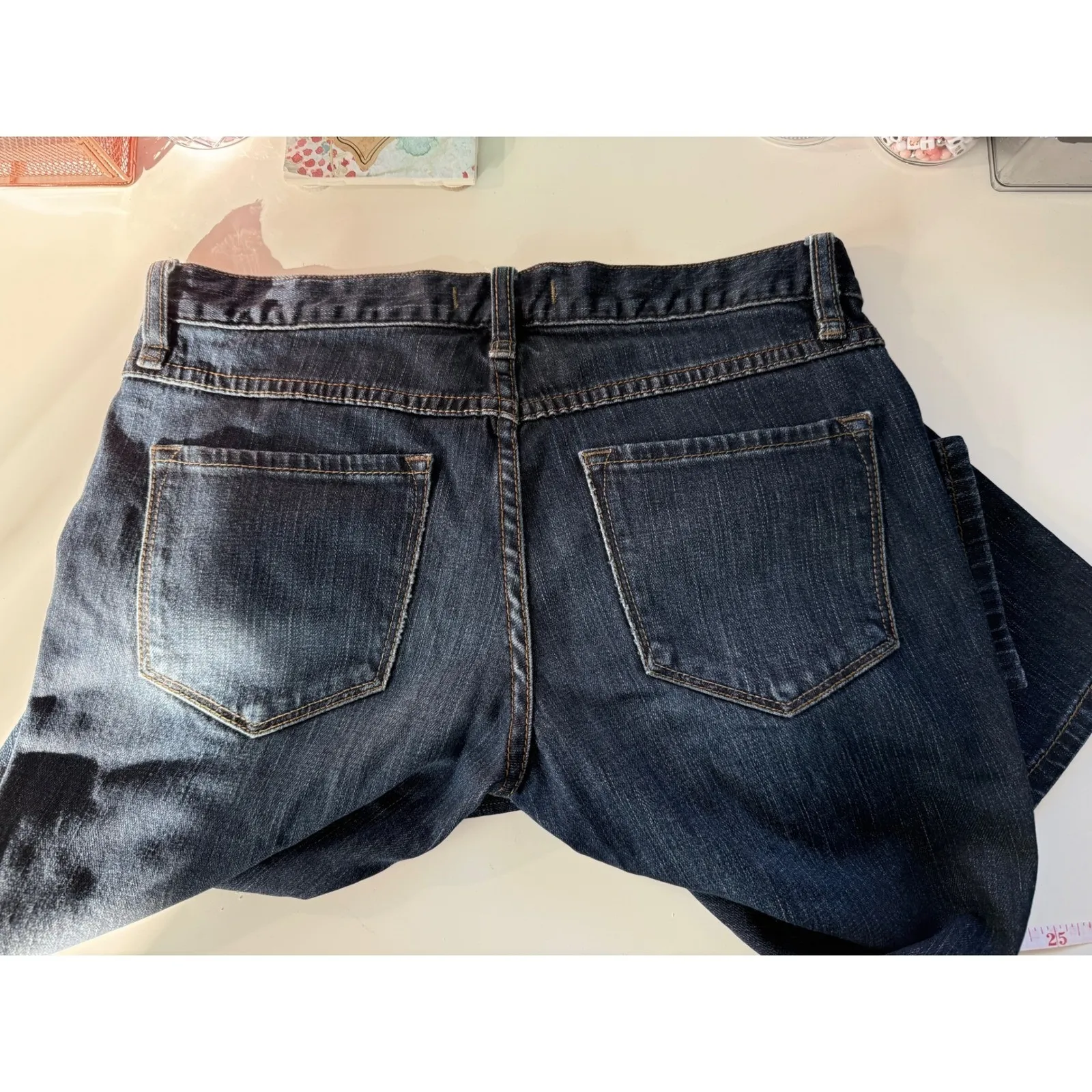 Free People High Rise Skinny Jeans Dark Wash Women's Size‎ 27 - Image 4