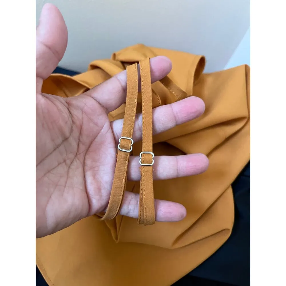 Nanette Lepore Tiny Pulls Adjustable Spaghetti Strap Satin Slip Dress Size 8 - Image 7