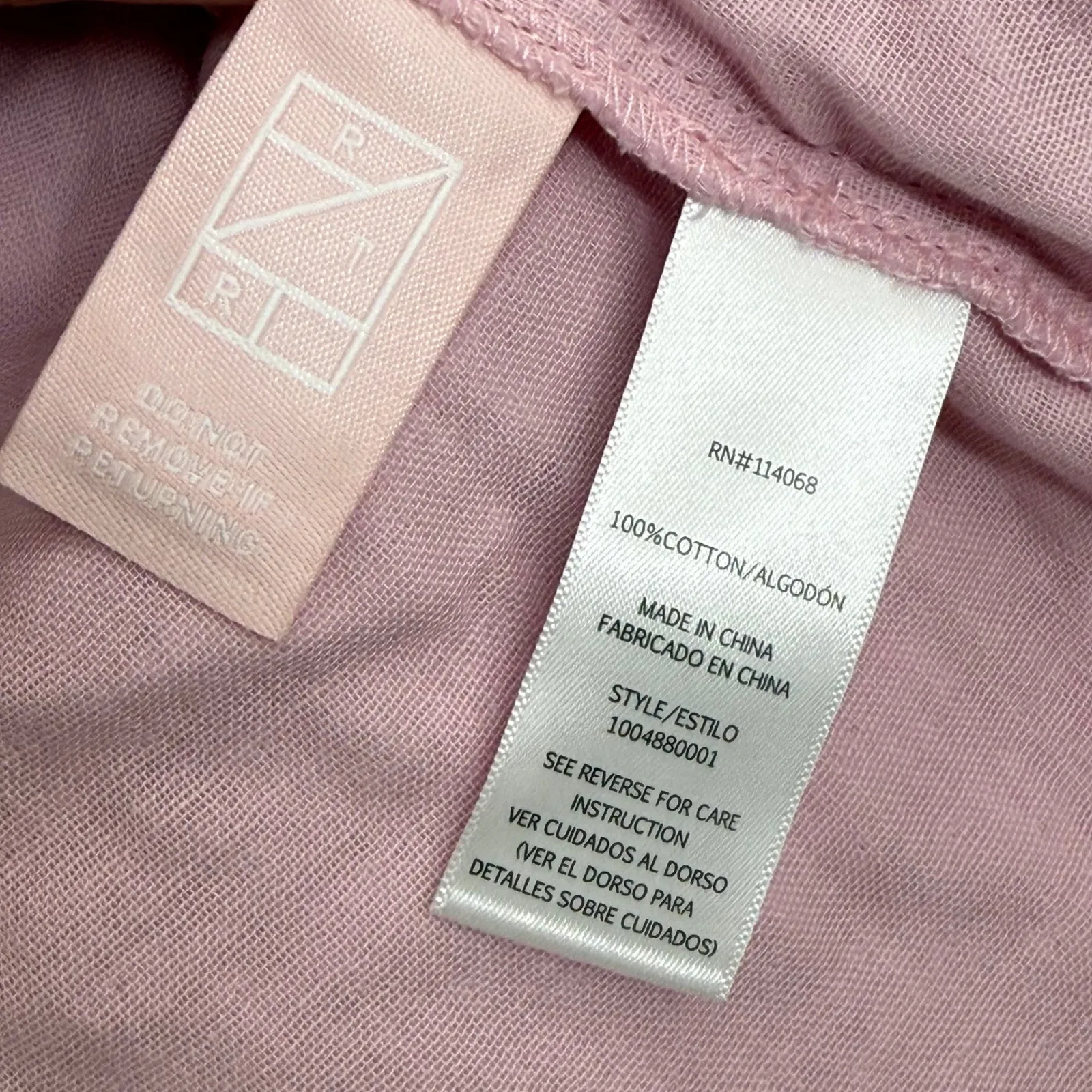 Love Whit by Whitney Port Top‎ Pink Wrap Blouse Long Sleeve Shirt Womens Small - Image 3