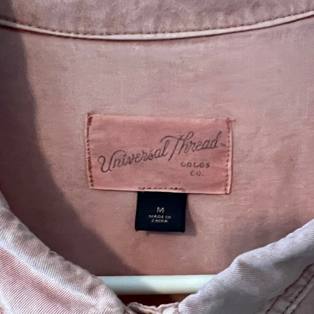 Universal Threads Universal Thread Blush Collared Shirt - Image 2