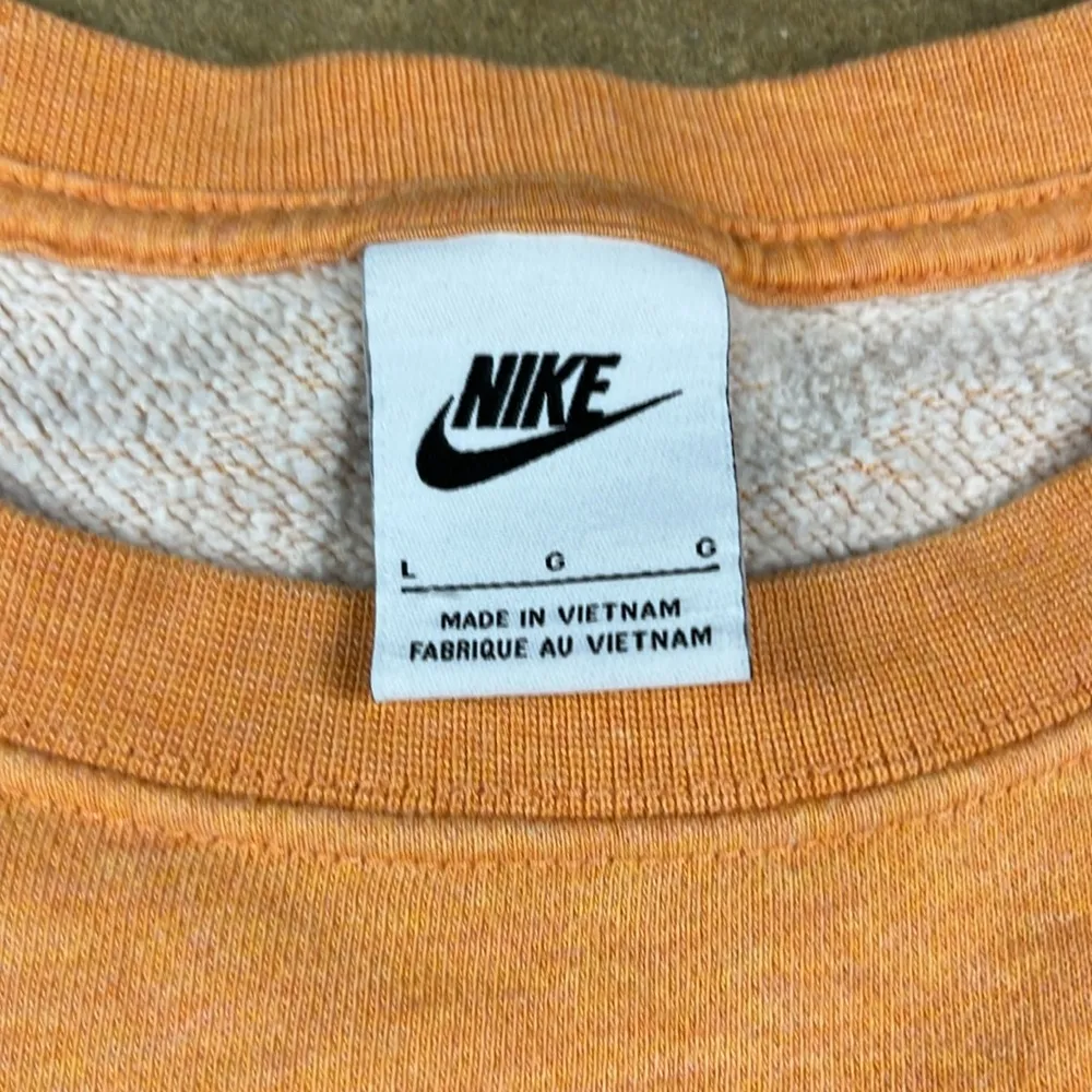 Nike Orange Crewneck Sweatshirt 
Size: Large - Image 3