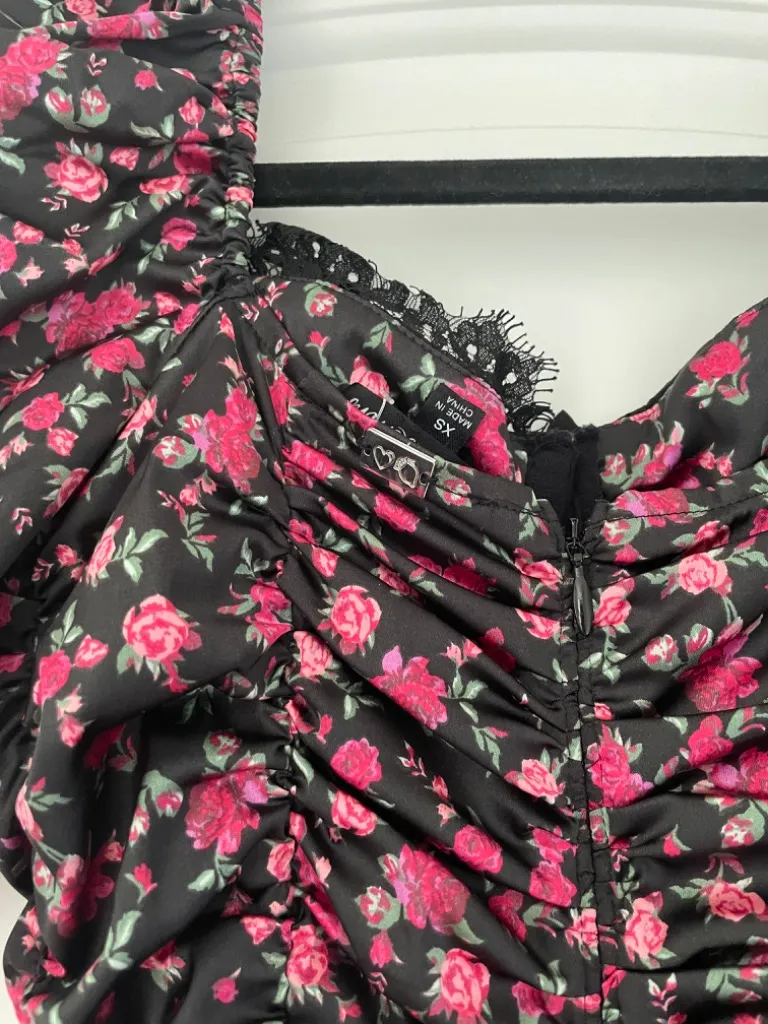 NEW FOR LOVE & LEMONS MELROSE MINI CORSET DRESS XS! - Image 7