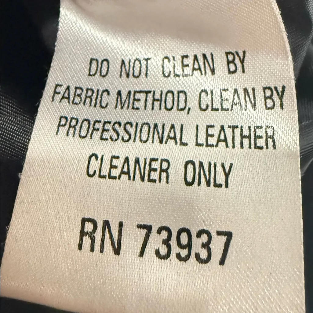 Vintage John Carlisle Essentials Black Lambskin Leather Lined Shirt Jacket MED - Image 5