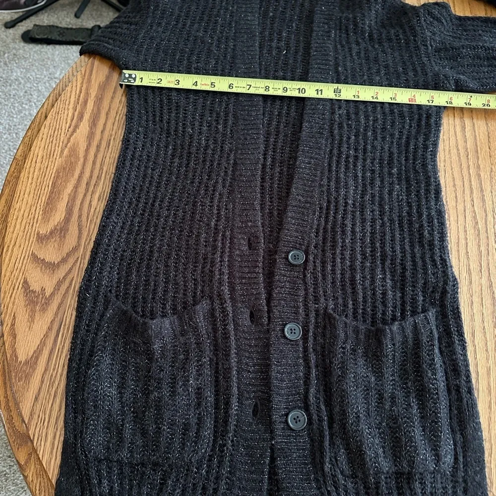 Nordstrom - Rubbish 3 Button Open Long Cardigan Size S Wool Blend - Image 8