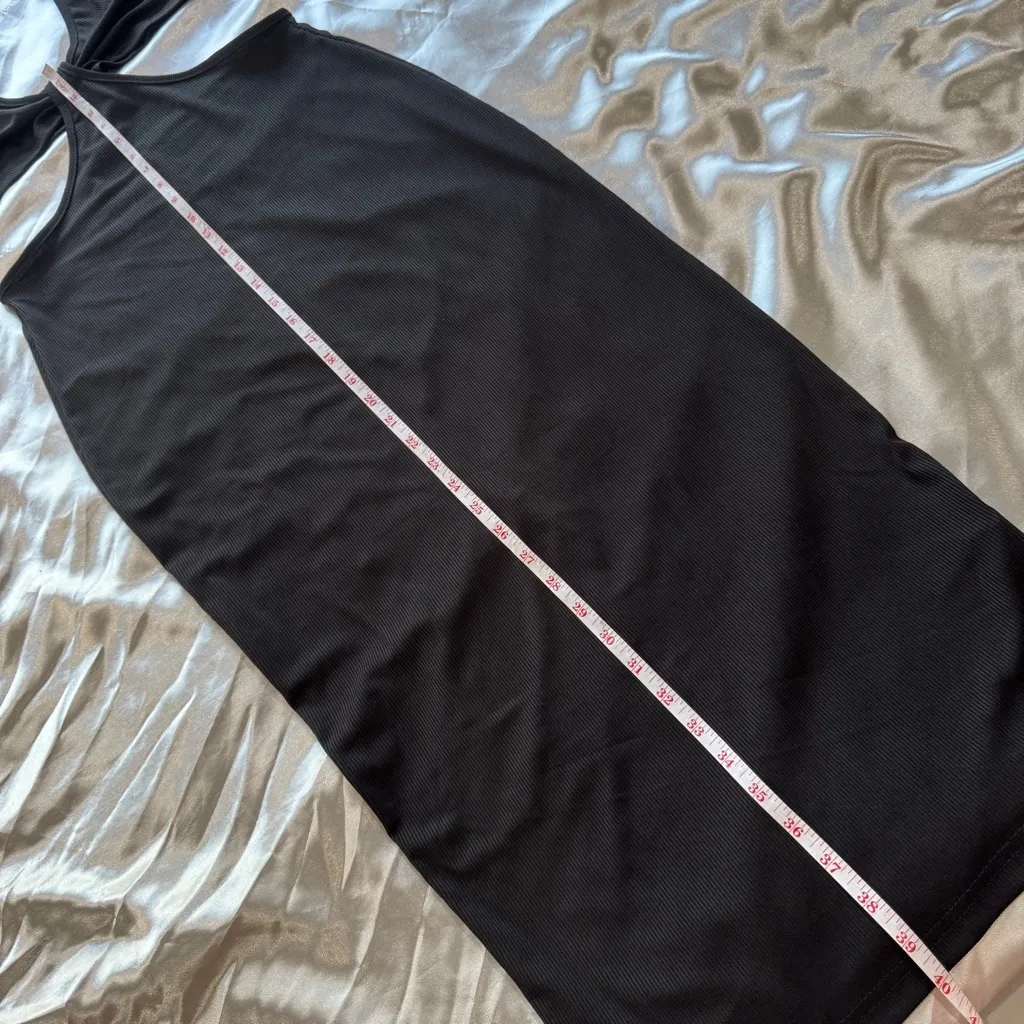 Elegant Black Cut-Out Midi Dress - Image 5