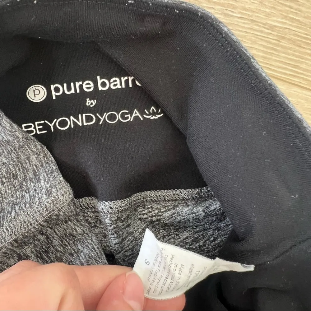 Beyond Yoga X Pure Barre Grey Heathered Space Dye Leggings - Image 15