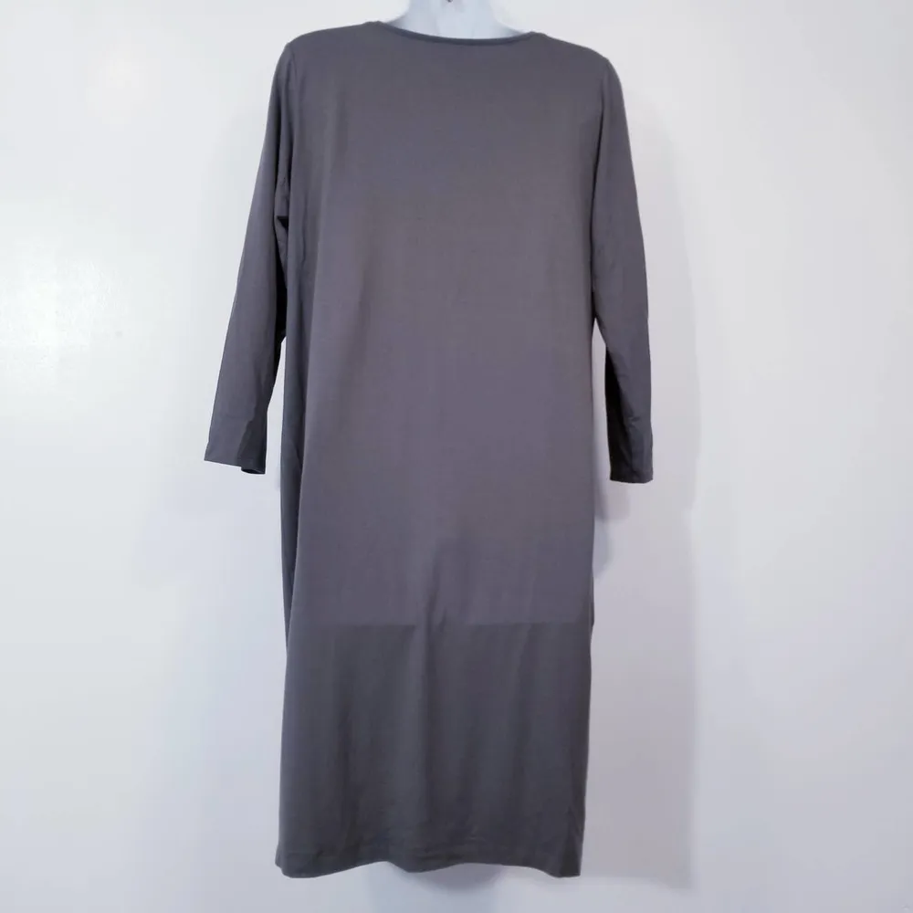 Eileen Fisher V-Neck Shift Dress - Image 3