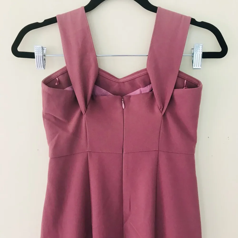 New Likely Bartolli Nors Mermaid Evening Gown Blush Maxi Dress Women's Size 2 - Image 8