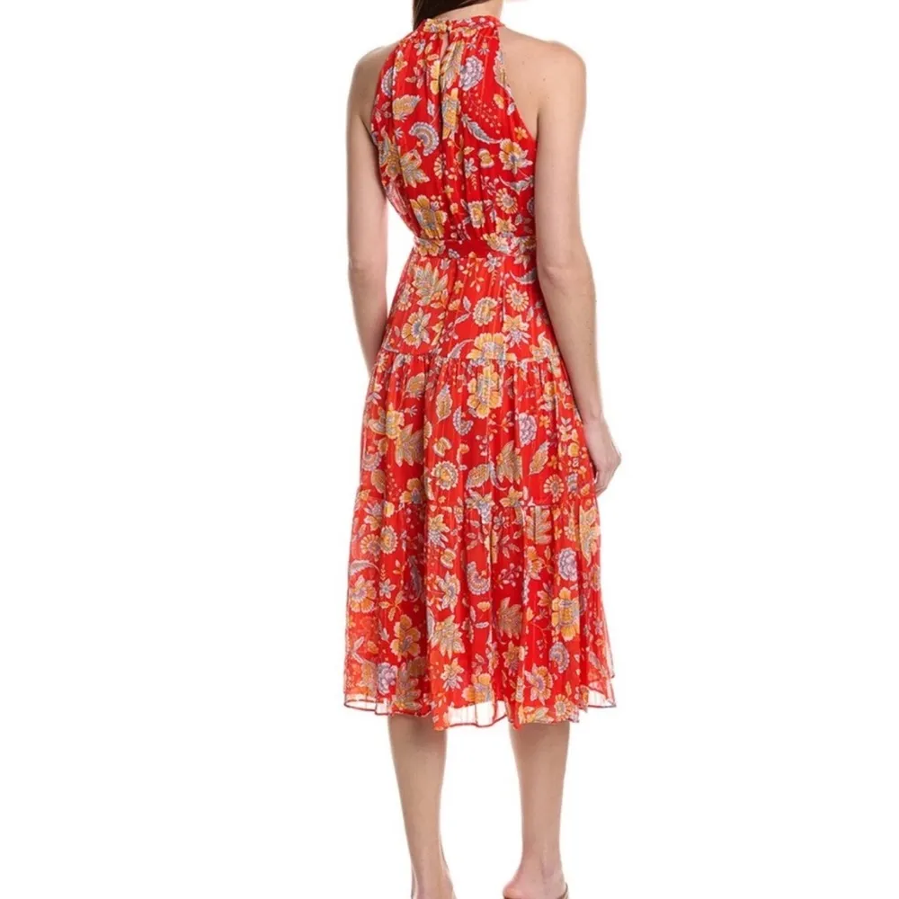 NWT Nanette Nanette Lepore Saffron Sun Floral Halter Dress Size 10 - Image 2