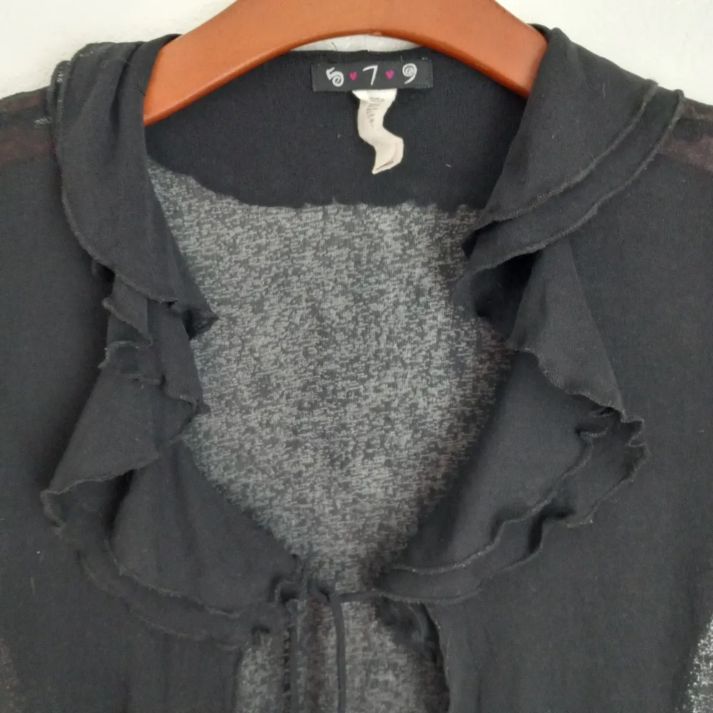 579 S Intimates Mini Duster in Sexy Black - Image 2