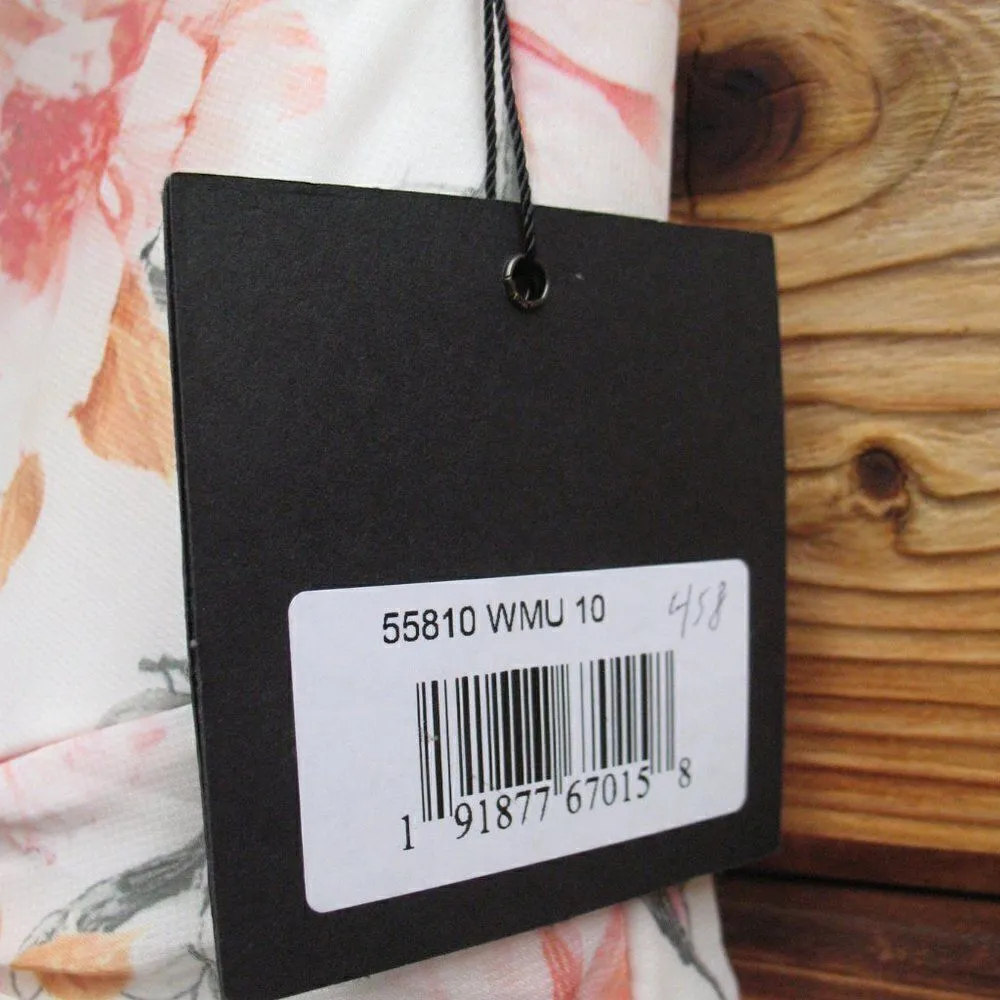 Mac Duggal 55810 Womens Floral Ruffle One Shoulder Gown Dress - Image 16