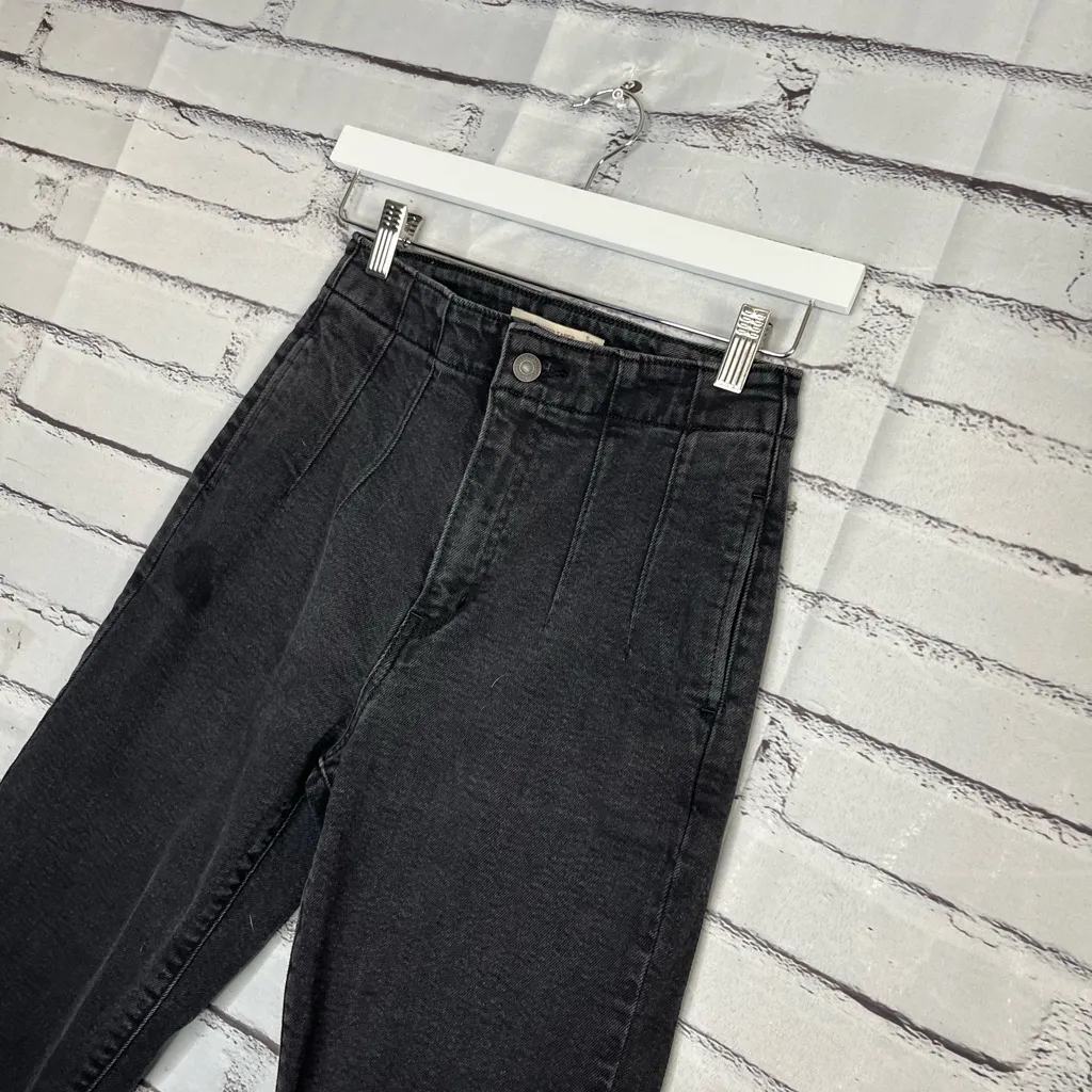 Levi’s Black High-Waist Tapered Jeans 25x29 Y2K Streetwear Mom Jean Vintage 90s - Image 7