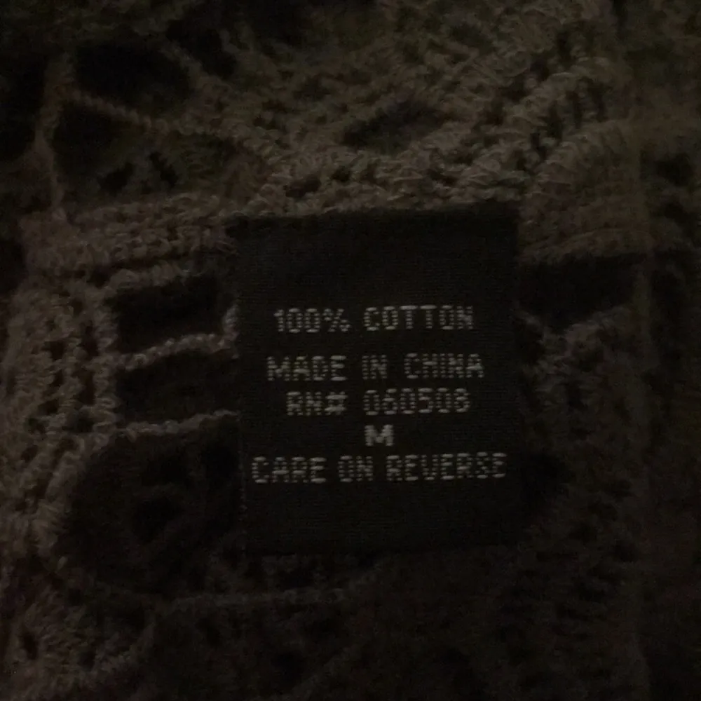 Angie eyelet lace Ombré pink gray top coverup size M - Image 10