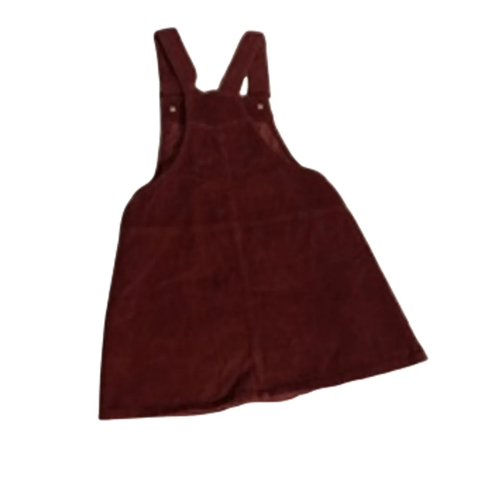 Rue21 Corduroy Pinafore Dress Button Front Maroon XS - Image 5