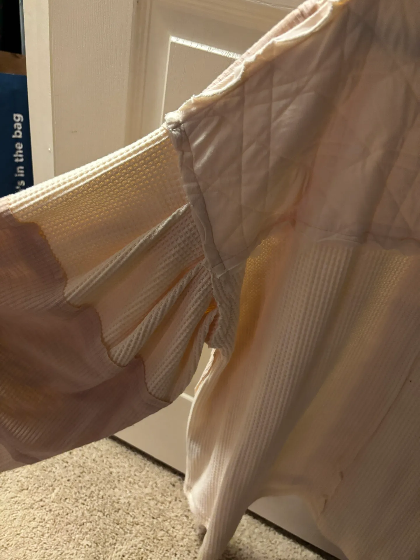 Balloon Sleeve Contrast Top Size M - Image 8