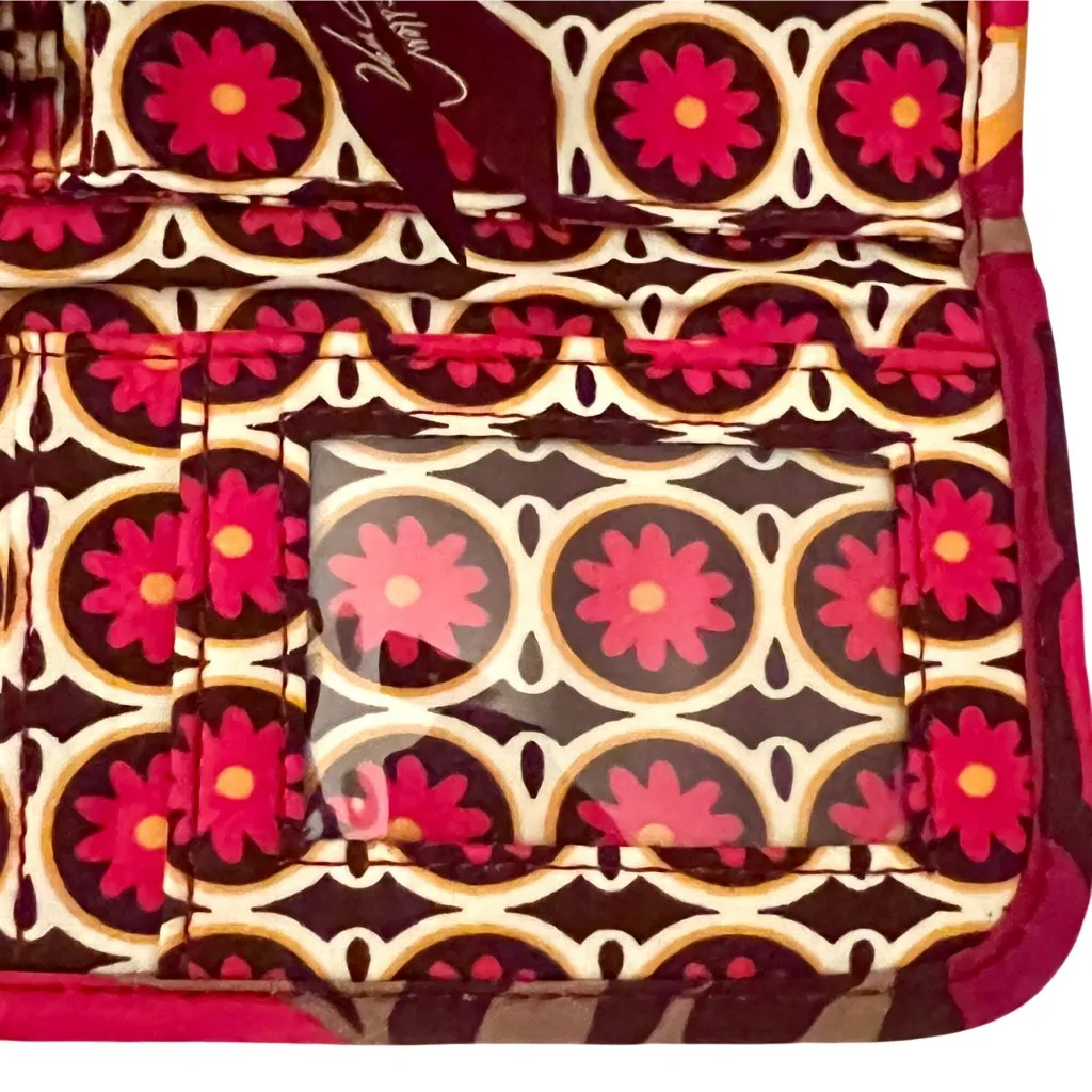 Vera Bradley Carnaby Floral Sleek Wallet Crossbody Purse Tri-Fold NO STRAP - Image 4
