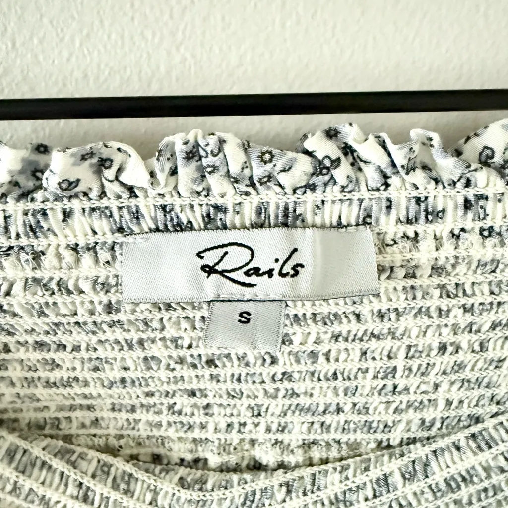 Rails Addison Tiered Mini Skirt in Blue Garden Floral - Size S - Image 3