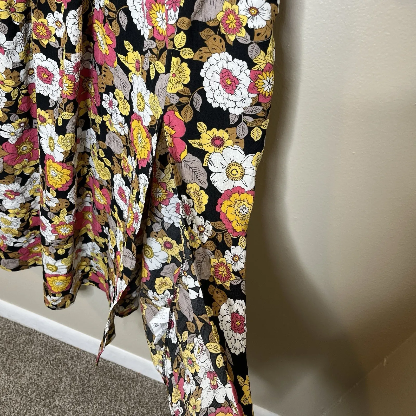 Floral Dress Forever 21 Puff Romantic Bustier Dark Coquette Milkmaid Cottage - Image 8