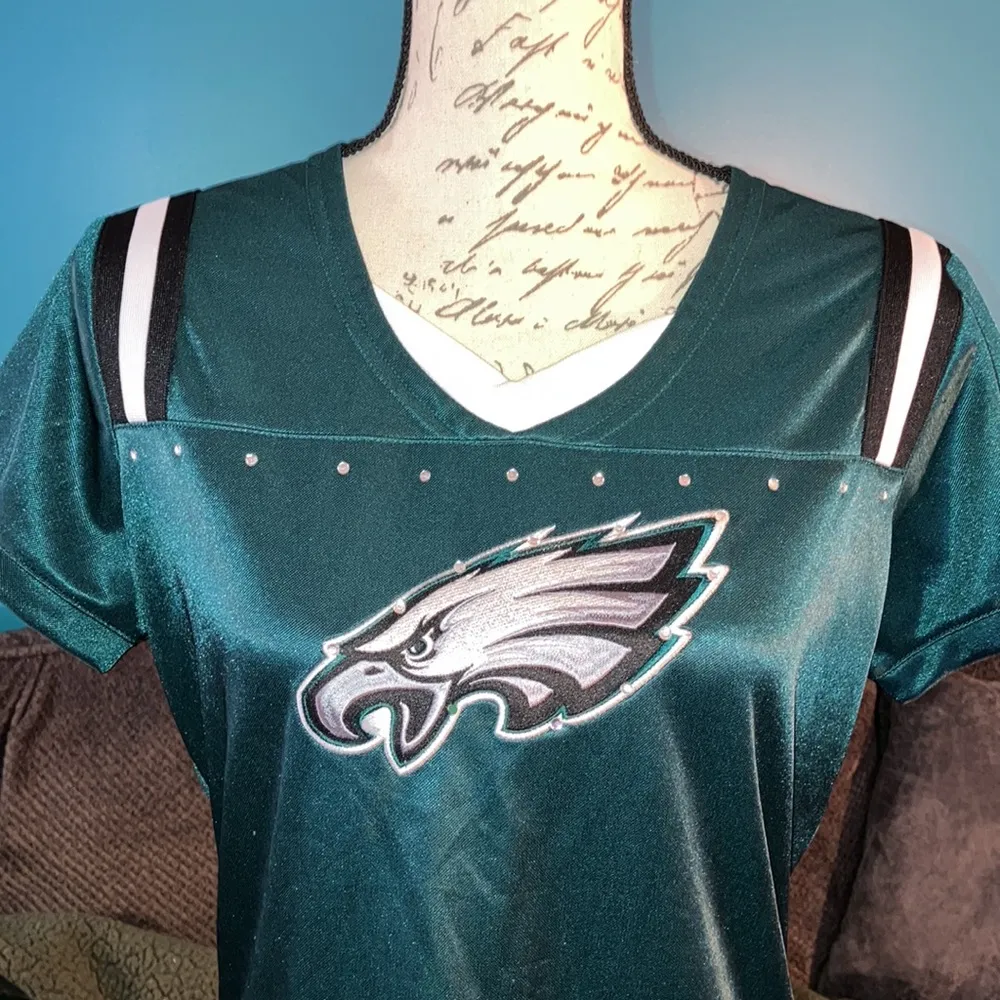 NFL Team Apparel Philadelphia Eagles Jersey, Large - Image 6