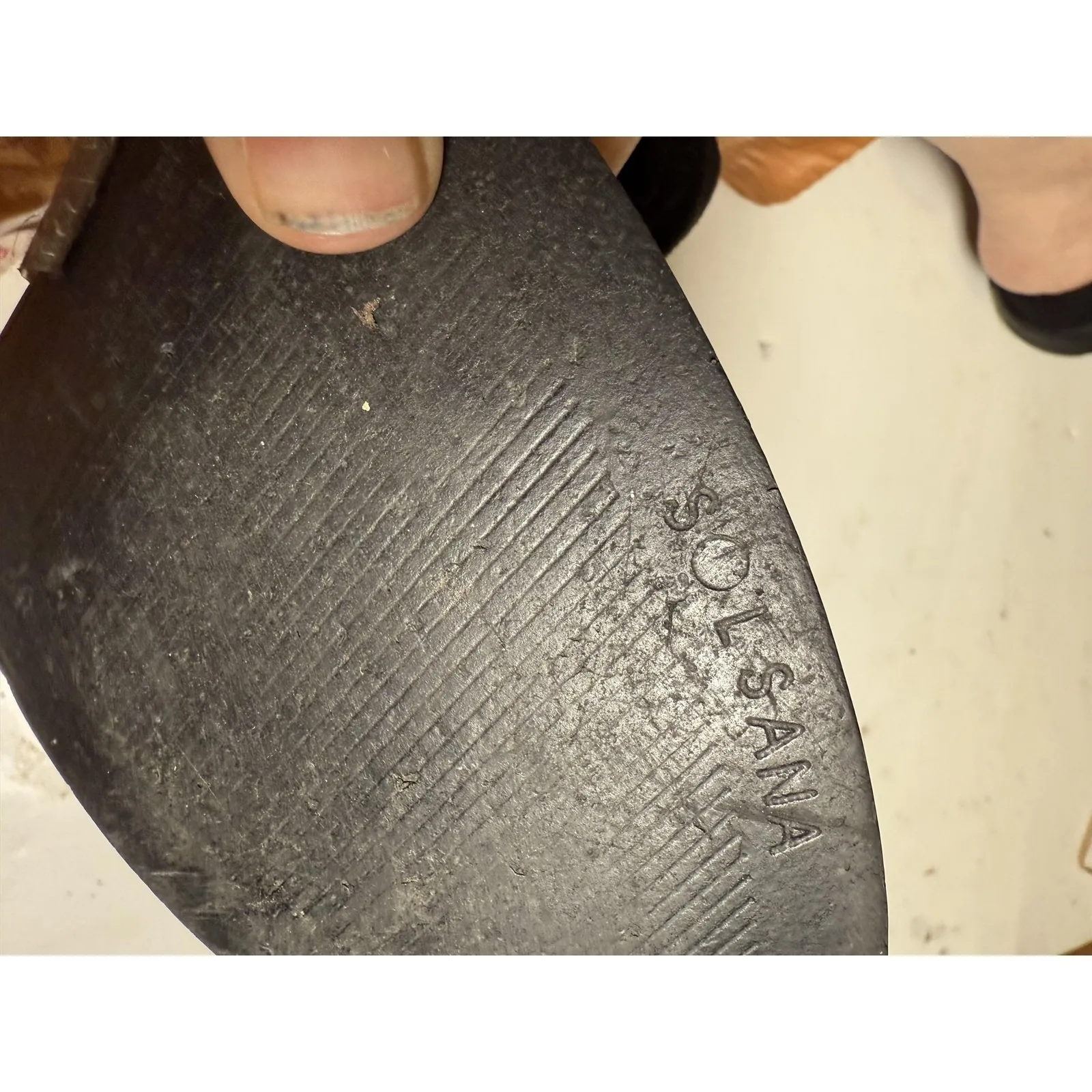 SOLSANA Boots Womens Size 38 Black Suede Block‎ Heel Knee High Shoes Modern Chic - Image 2