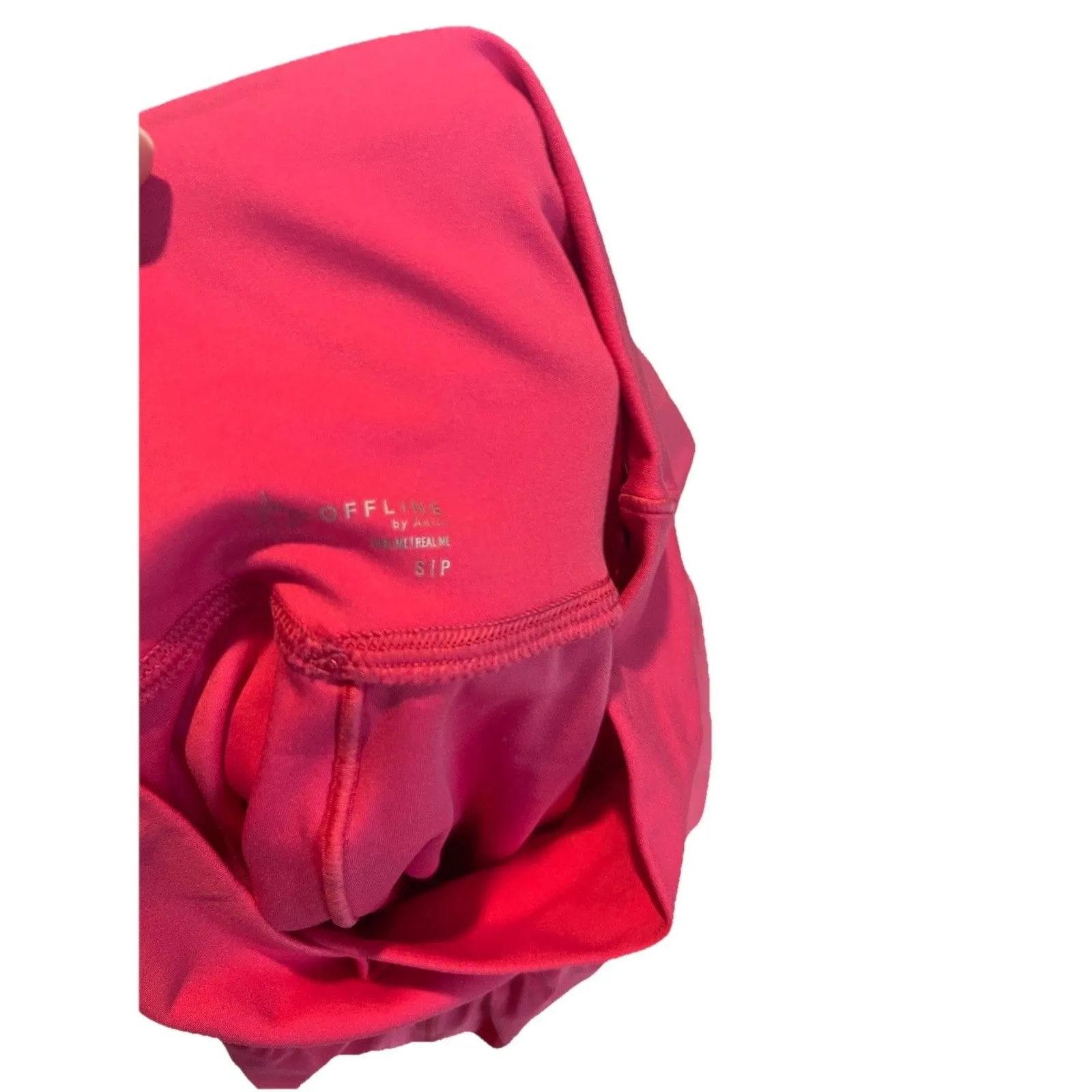 OFFLINE by Aerie Pleated Skort S Pink Active Skirt Built-In Shorts V Waist - Image 5