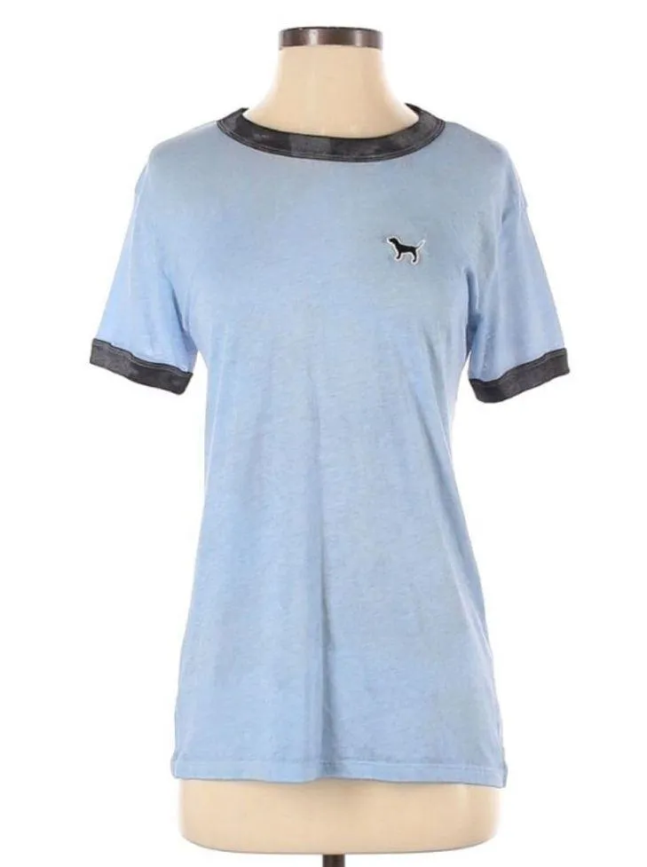 🔃Victoria's Secret PINK Short Sleeve Shirt - Image 4