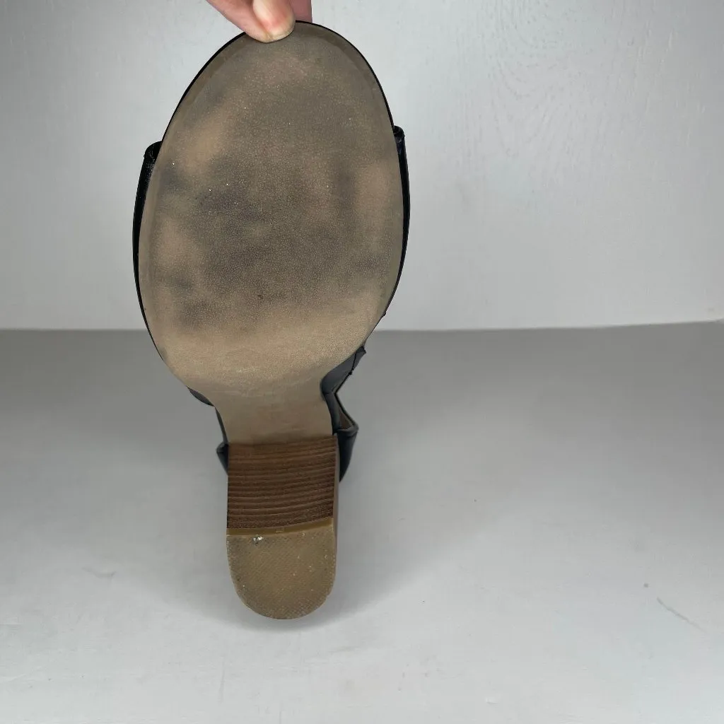 Maurices Black Ankle Strap Sandal Block Heel Shoes Womens Size 9M Summer Comfy - Image 11