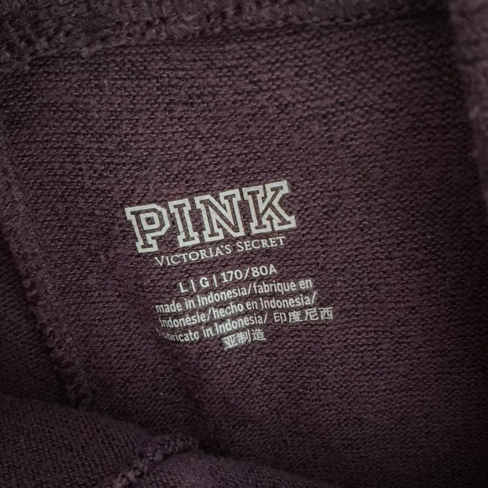 PINK‎ Victoria Secret Purple Jogger Pants Loungewear Drawstring Comfy Casual - Image 4
