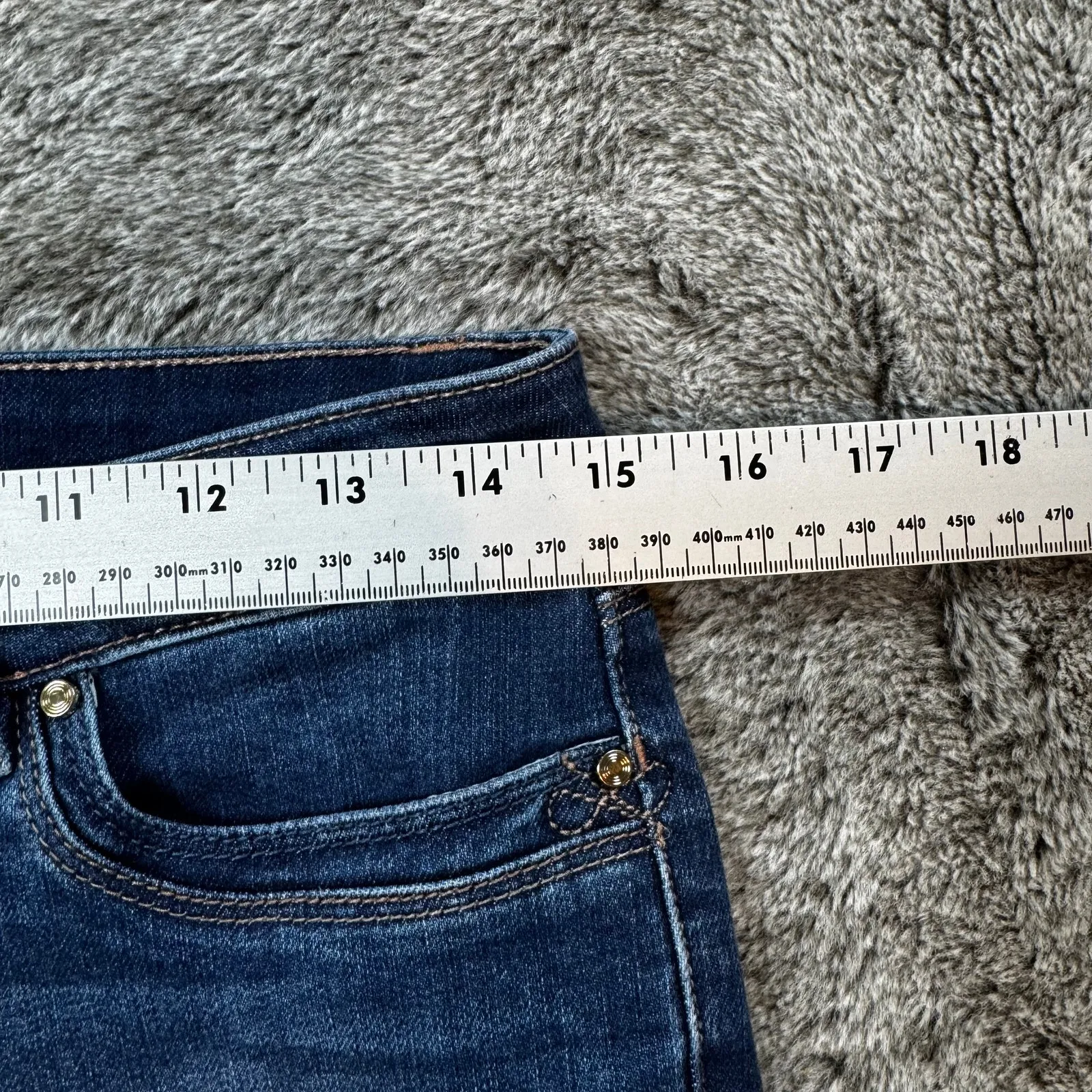 WHBM Denim Jeans Slim Leg Women's 2R - Image 4