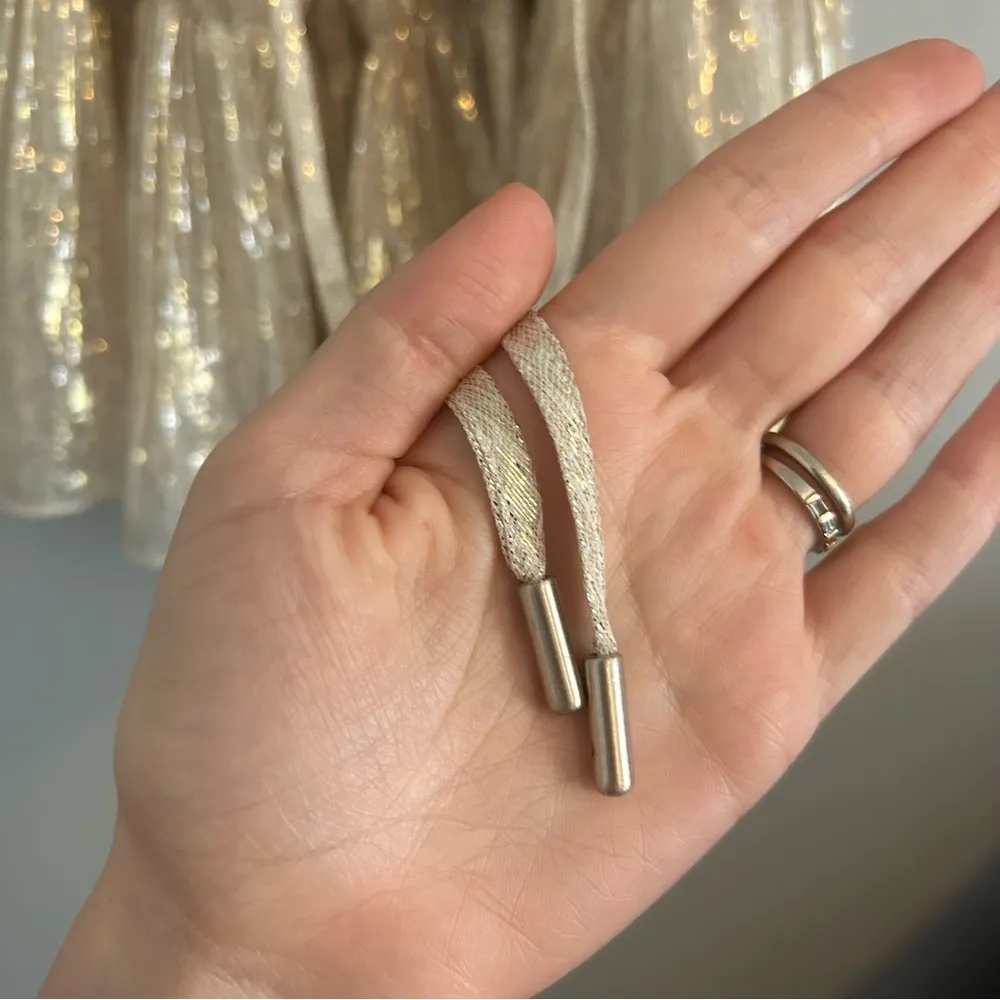 Alice McCall Metallic Ruffle Off the Shoulder Mini Romper - Image 6