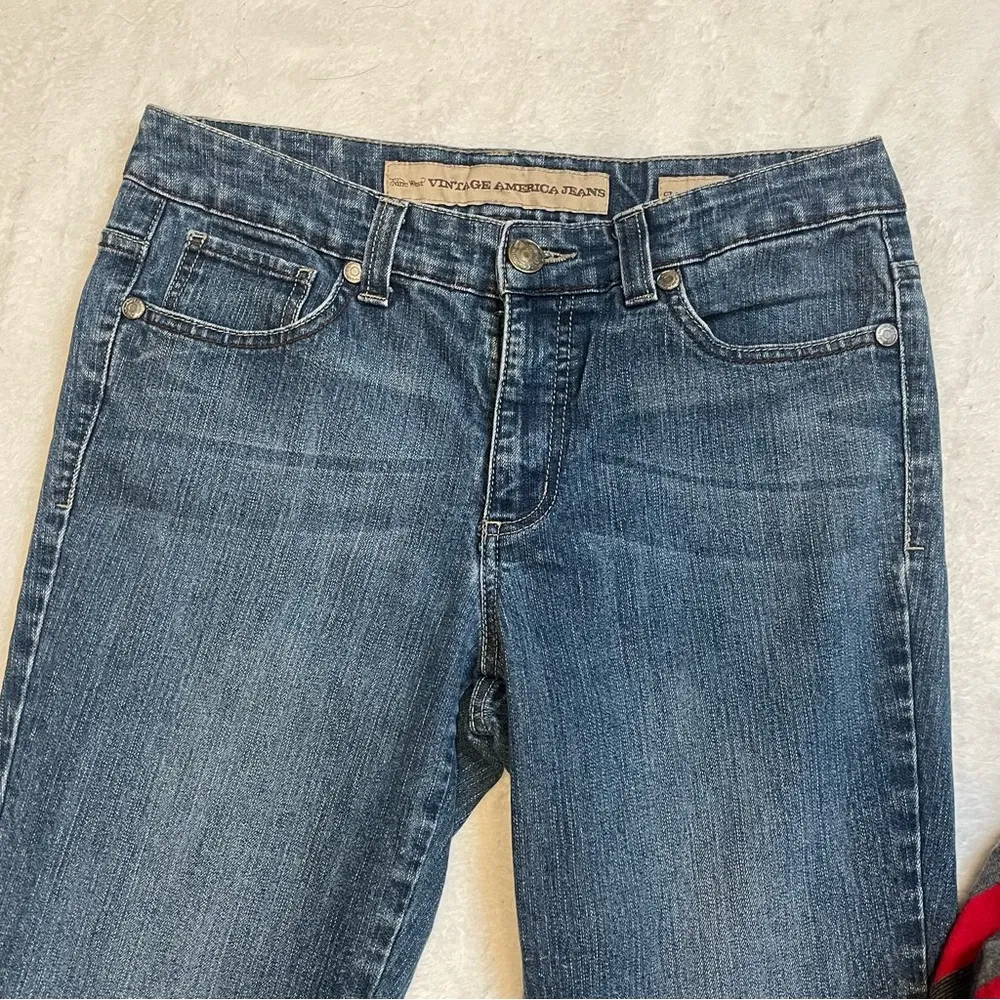 Nine West Vintage American Jean's Size 6 Crop classic rise - Image 2