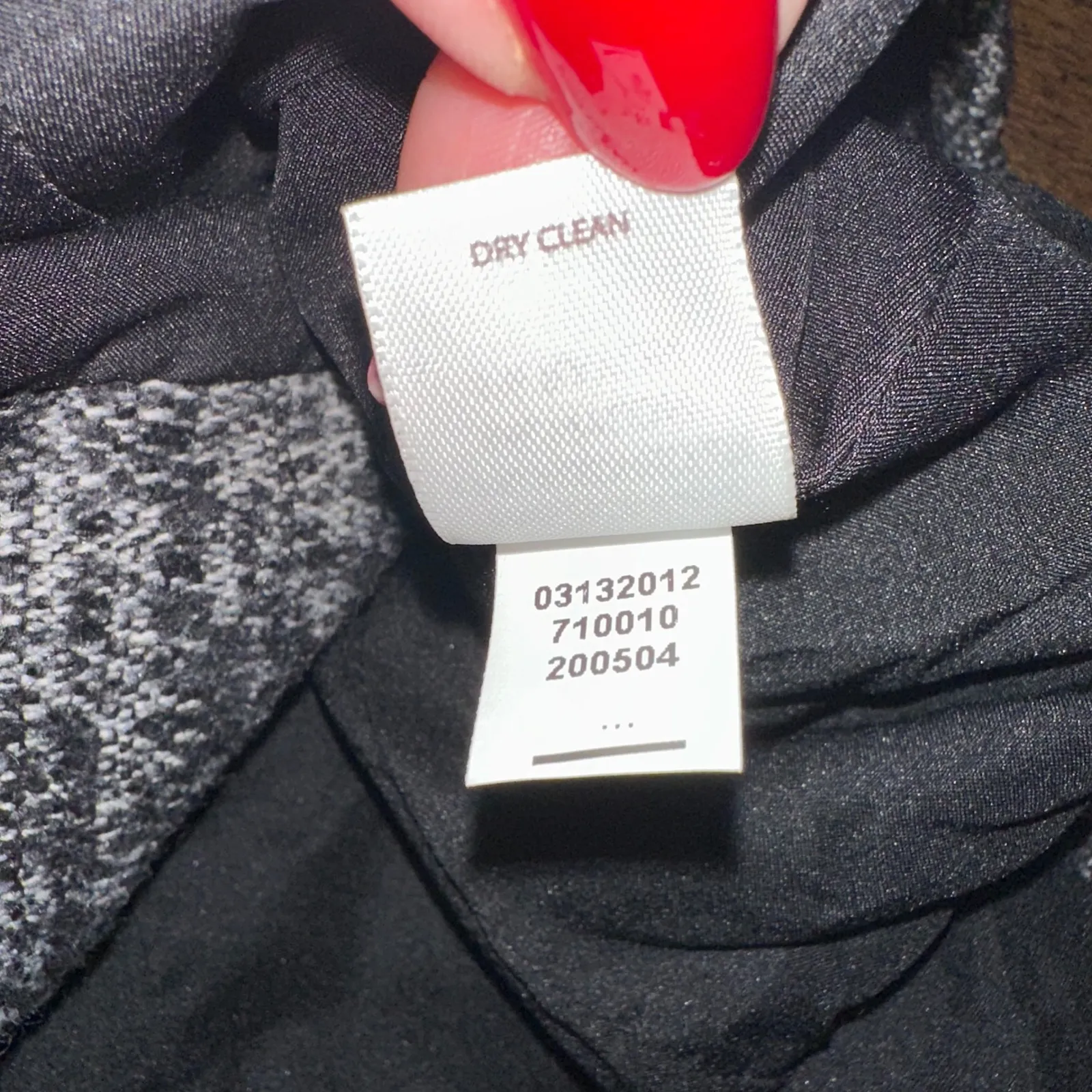 J. Jill Textured‎ Button Front Jacket Womens Medium Black Grey Wool Blend - Image 6