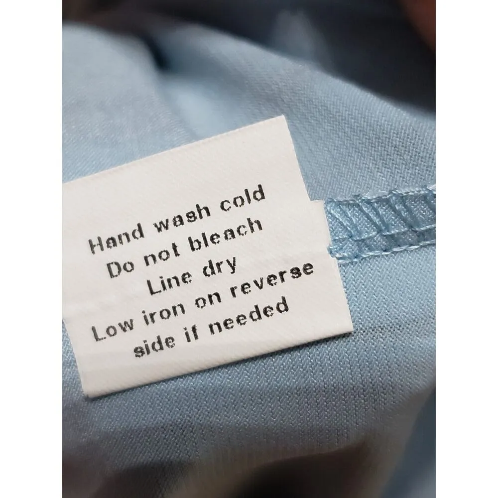 NY Collection Women's Multicolor Polyester Scoop Neck Long Sleeve Top Blouse 1X - Image 10