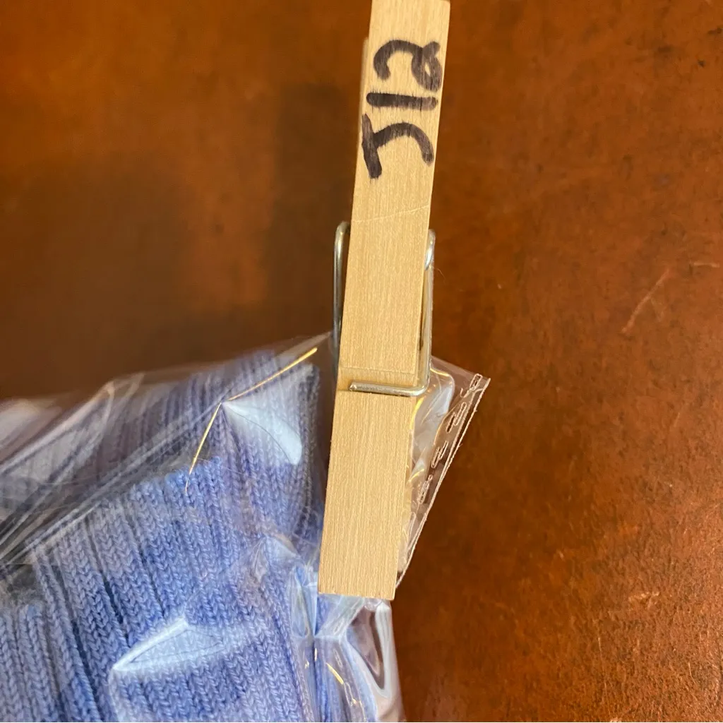 Song of Style Laire Rib Knit Midi Dress Merino Wool Blend Cornflower Blue Small - Image 8