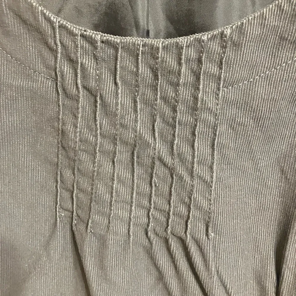 Boden Corduroy Shift Dress‎ Short Sleeve Purple/Grey Womens size 4R 100% cotton Purple - Image 2