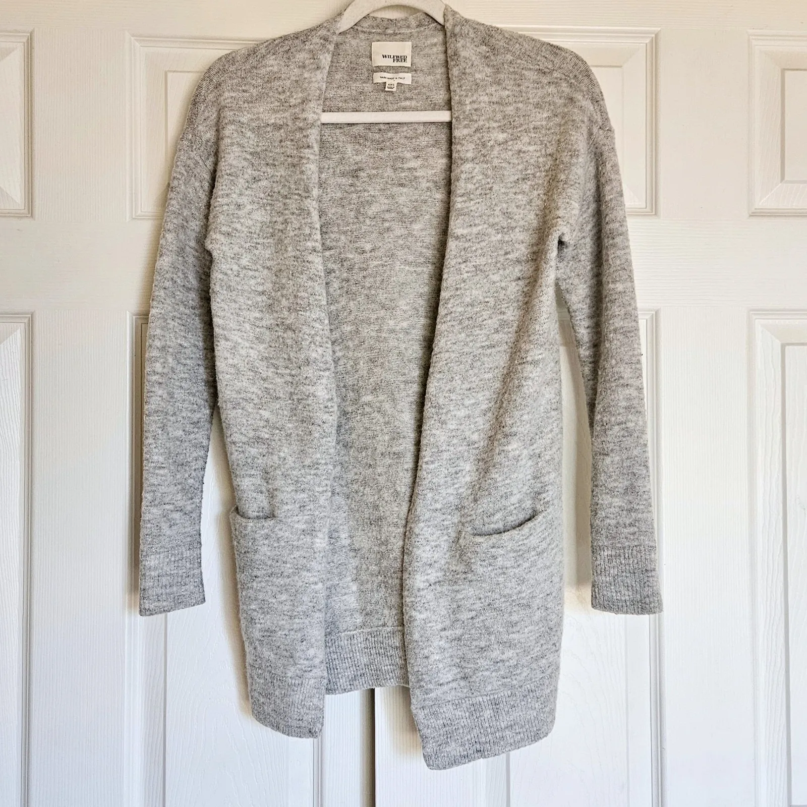 Wilfred‎ Free Aritzia Aronson Open Front Sweater Cardigan Wool Alpaca XXS - Image 7