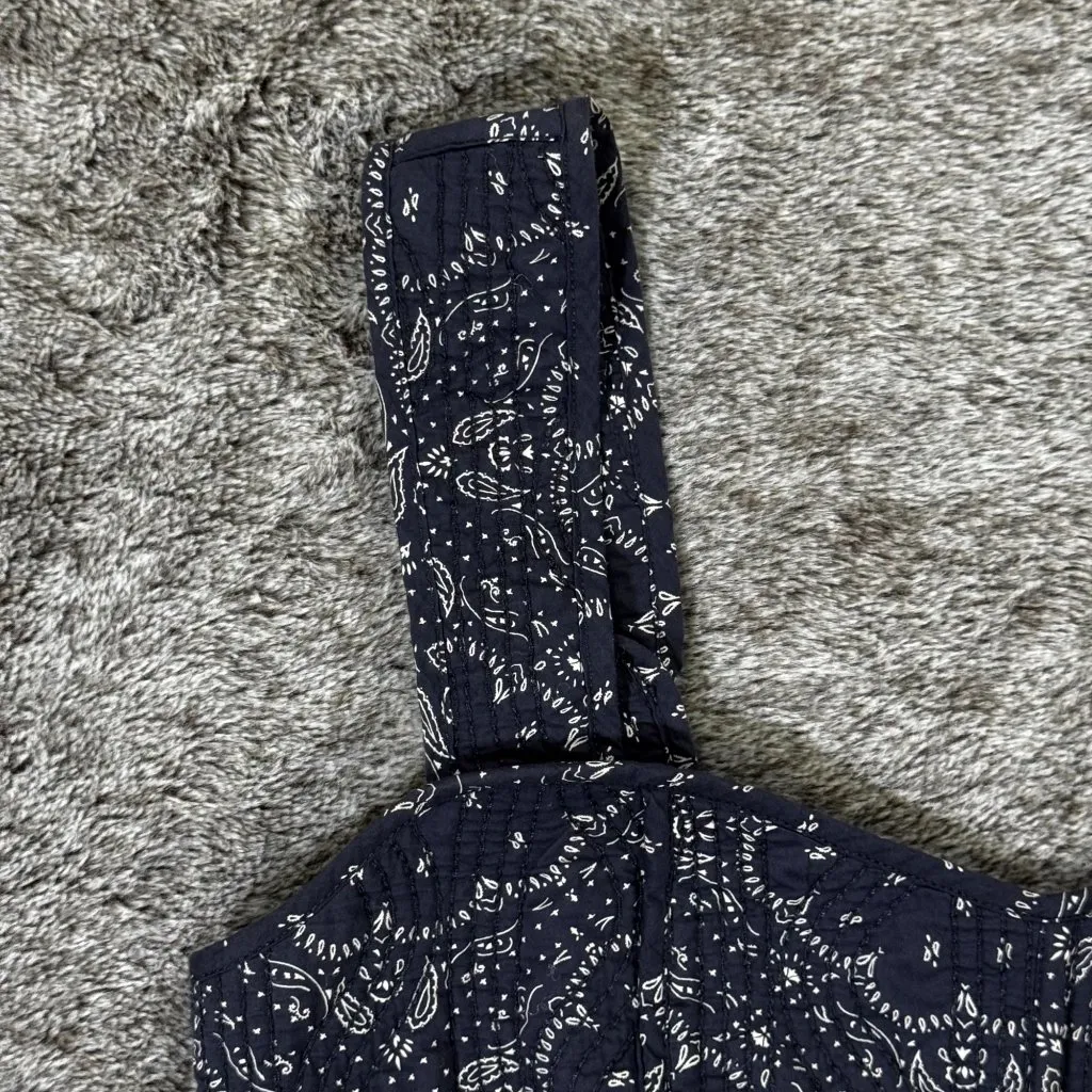 Madewell Quilted Sweetheart Crop Top Sz 2 - Image 4