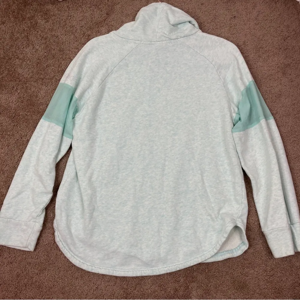 Gymshark | Mint Cowl Neck Sweatshirt w/Mesh Sleeve Detail S - Image 6