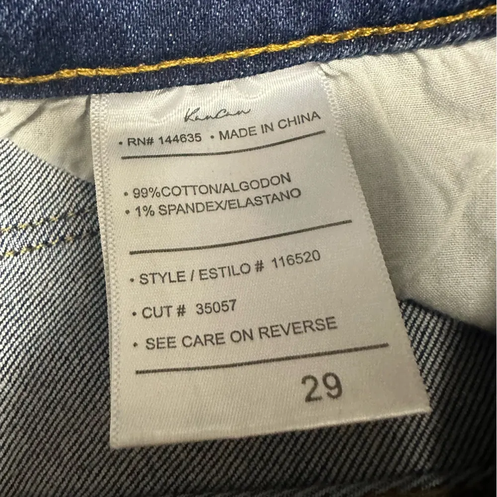 Kancan High Rise Ripped Destroyed Light Wash Blue Jeans Womens 29 Waist - Image 10