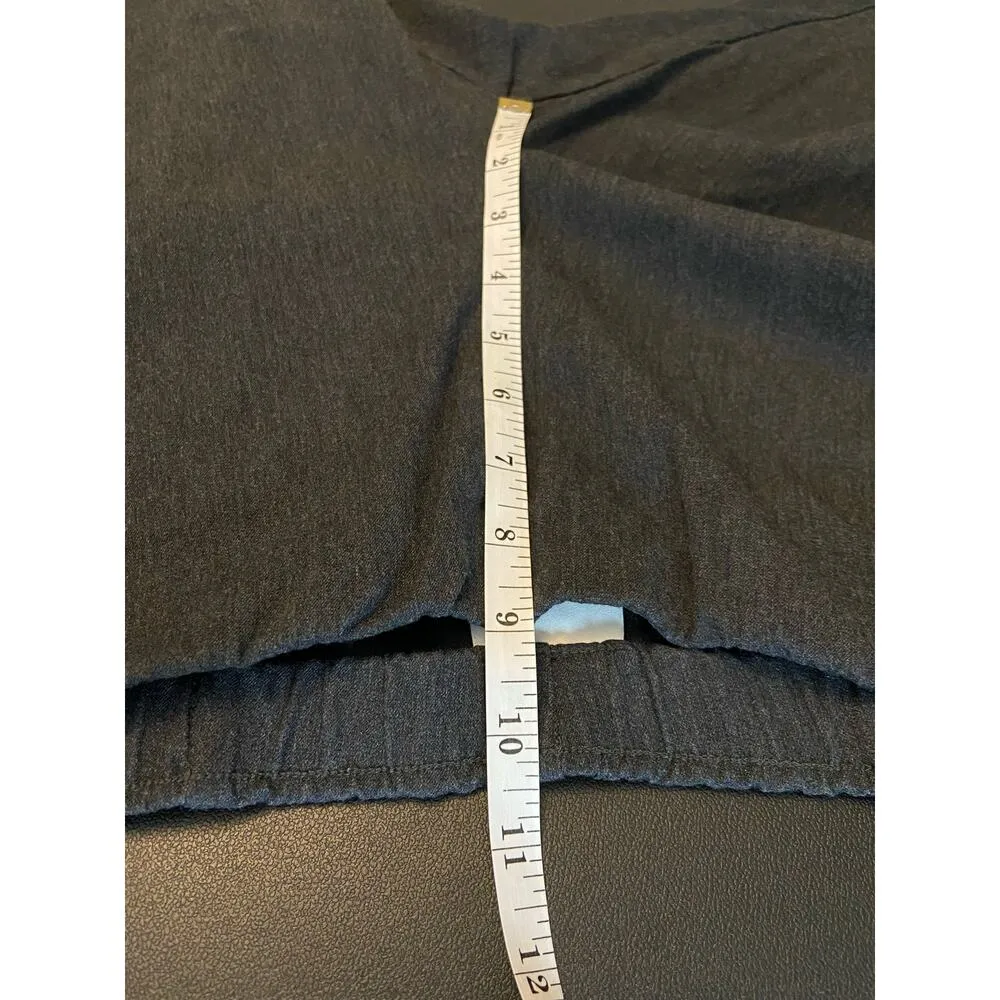 J. Jill Crop Pants Women 10p Pull On Mid Rise 30x22.5 Gray Cotton Rayon Stretch - Image 5