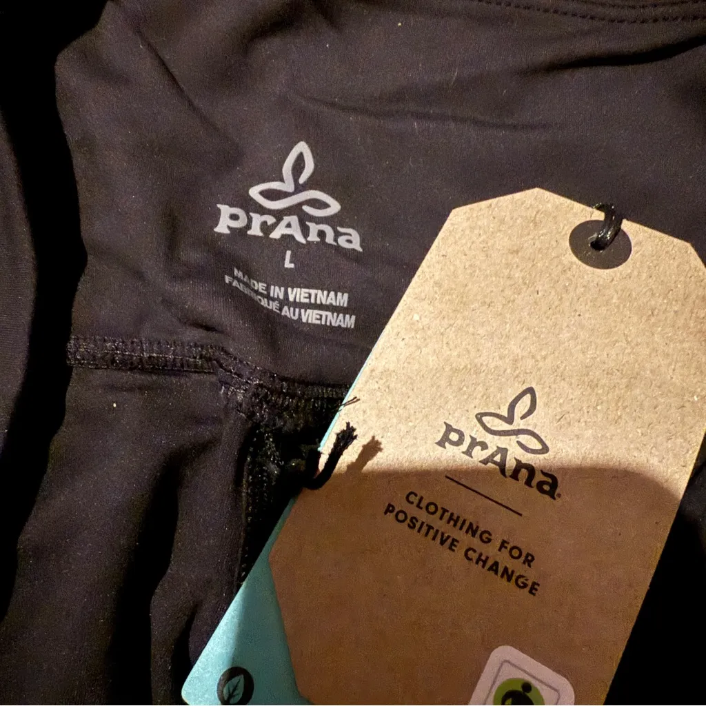 Prana Electra Shorts II in Black Sz L NEW Activewear Loungewear Athletic‎ - Image 5