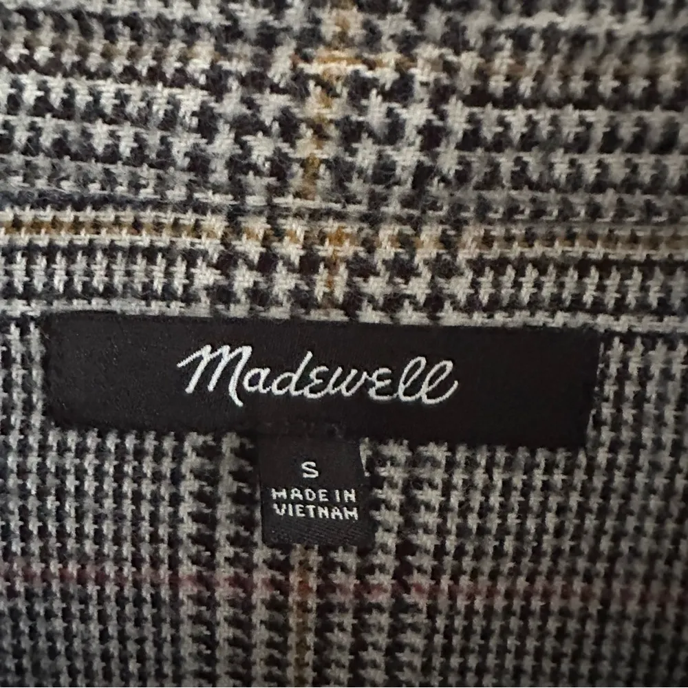 Madewell Women’s Flannel Bromley Shirt in Ronan Plaid Collared Size S - Image 3